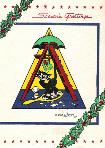 13th Armored Division Christmas card